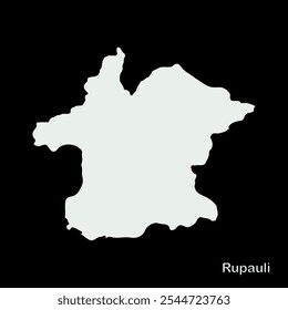 Mapa de Rupauli Block, Purnia District, Bihar State, Republic of India, Gobierno de Bihar, territorio indio, India oriental, política, aldea, turismo