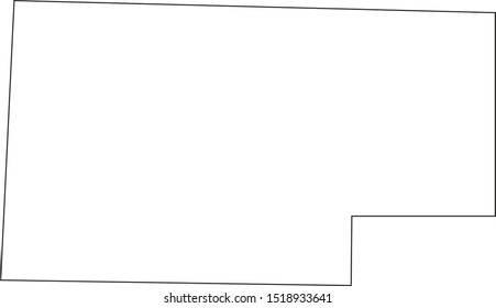 map of rusk county in state of Wisconsin