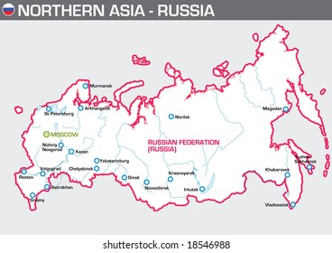 Map of Russia