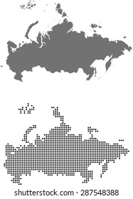 map of Russia