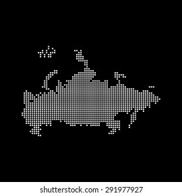 map of Russia