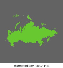 map of Russia