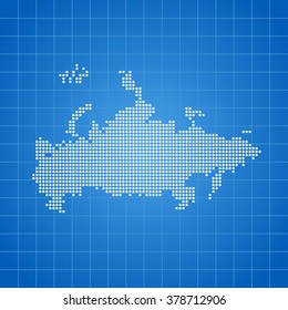 map of Russia