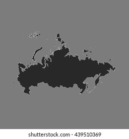 map of Russia