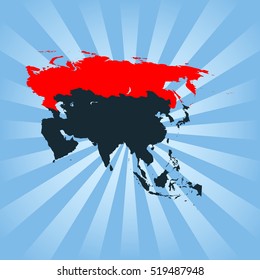map of Russia