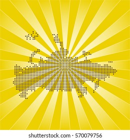 map of Russia