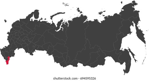 Карта разделенной россии