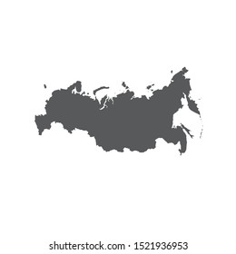 map of Russia. Vector illustration
