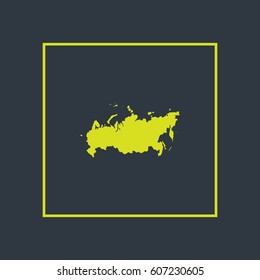 Map of Russia Vector Illustration

