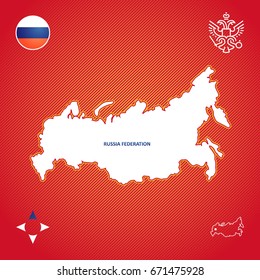 Map of Russian Federation
