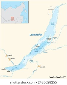 Karte von Russischer Baikalsee