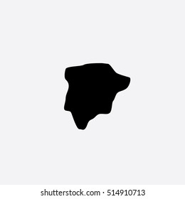 Map of Rutland Vector Illustration