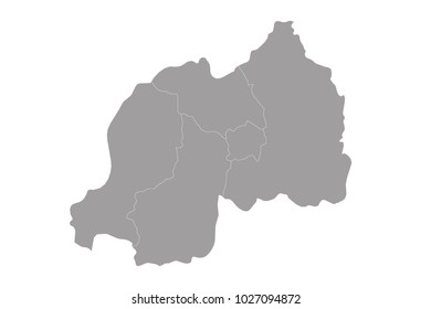 map of rwanda