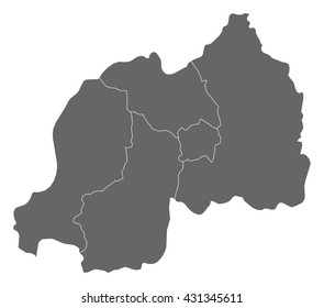 Map - Rwanda