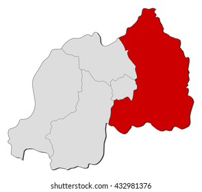 Map - Rwanda, East