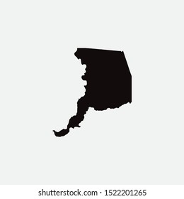 Map of Sacramento - California graphic element Illustration template design
