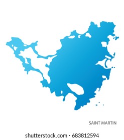 Map of Saint Martin