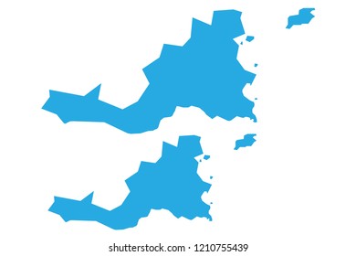 Map - Saint Martin Couple Set , Map of Saint Martin,Vector illustration eps 10.