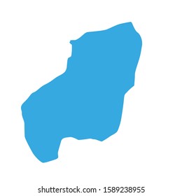 map of saint patrick region in country of Dominica