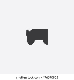 Map of Saint Paul City Vector Illustration

