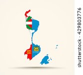 Map of Saint Pierre and Miquelon in Saint Pierre and Miquelon flag colors


