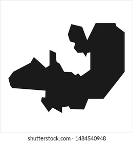 Map of Salta (Name Location at Argentina). Creative logo icon.