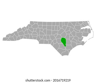 Map Of Sampson In North Carolina On White