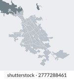 Map of San Jose city with strets