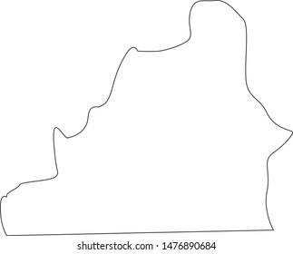 Map of San Juan County in the state of Colorado