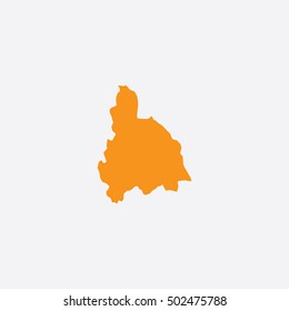 Map of San Juan Vector Illustration