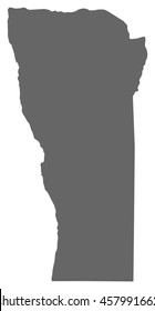 Map - San Luis (Argentina)