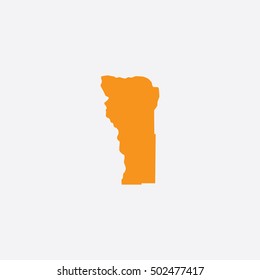 Map of San Luis Vector Illustration