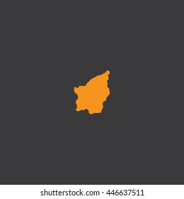 Map of San Marino Vector Illustration