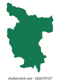 Mapa de San Martín en blanco