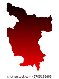 Mapa de San Martín en blanco