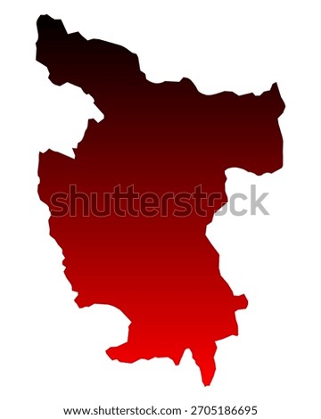 Map of San Martin on white