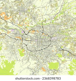 Mapa de la provincia de San José, San José, Costa Rica