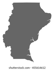 Map - Santa Cruz (Argentina)