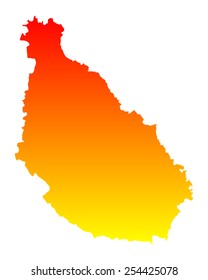 Map of Santiago