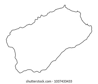 Map of Santo Antao