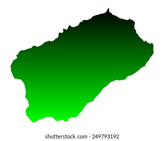 Map of Santo Antao