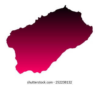 Map of Santo Antao