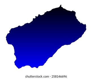 Map of Santo Antao
