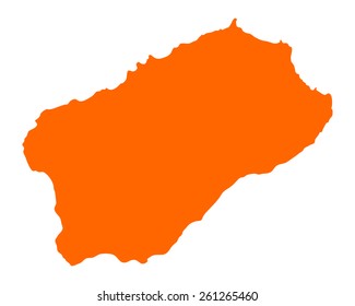 Map of Santo Antao
