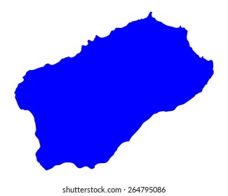 Map of Santo Antao