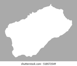 Map of Santo Antao