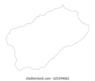 Map of Santo Antao