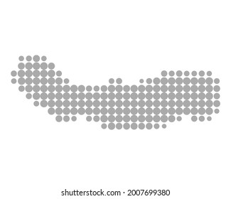 Karte von São Miguel als Vektorgrafik