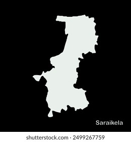 Karte von Saraikela Block, Saraikela District, Jharkhand State, Republik Indien, Regierung von Jharkhand, Indisches Territorium, Ostindien, Politik, Dorf, Tourismus