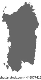 Map - Sardinia (Italy)